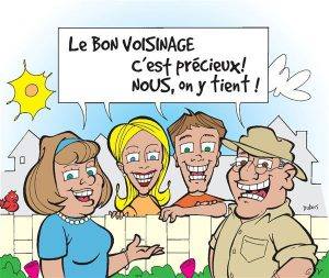Thumbnail for the post titled: Respectons notre voisinage